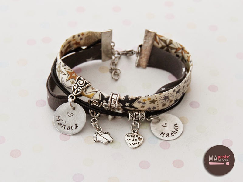 bracelet personnalisé ma peste adorée