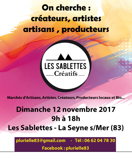 créateurs au sablettes 