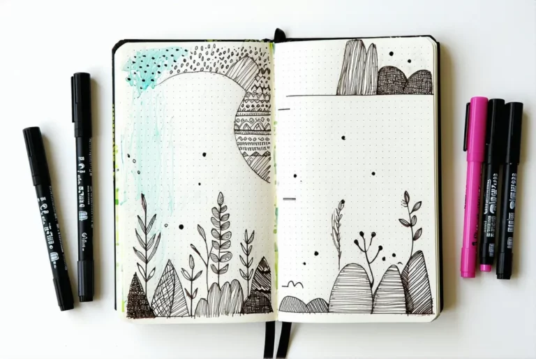 5 idées de doodles pour agrémenter un bullet journal