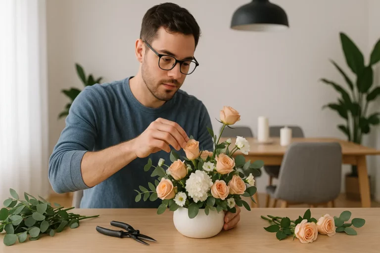 Réaliser un centre de table pour une fête