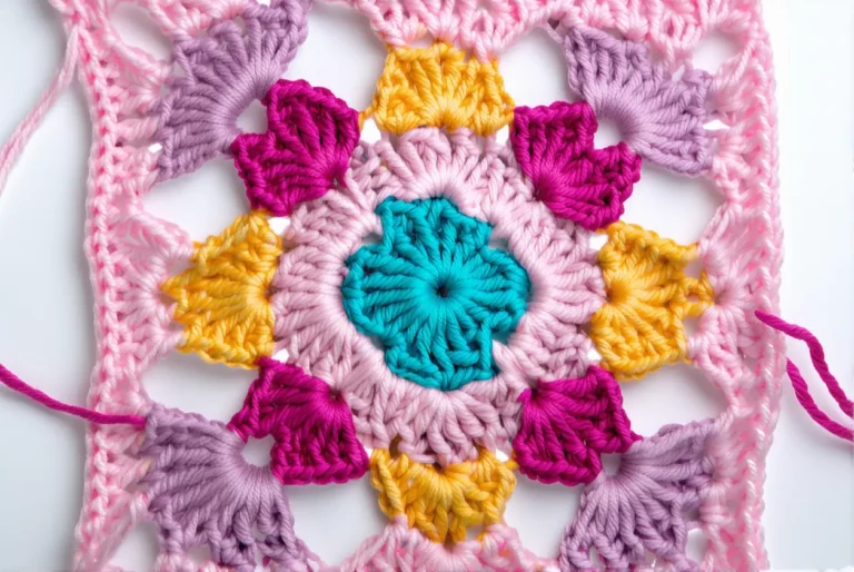 Apprendre à faire un granny square en 5 étapes
