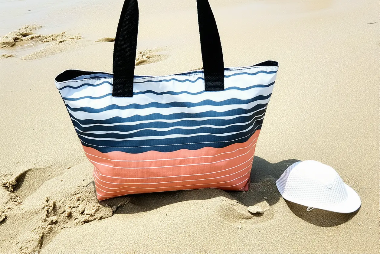 Coudre un tote bag imperméable pour la plage
