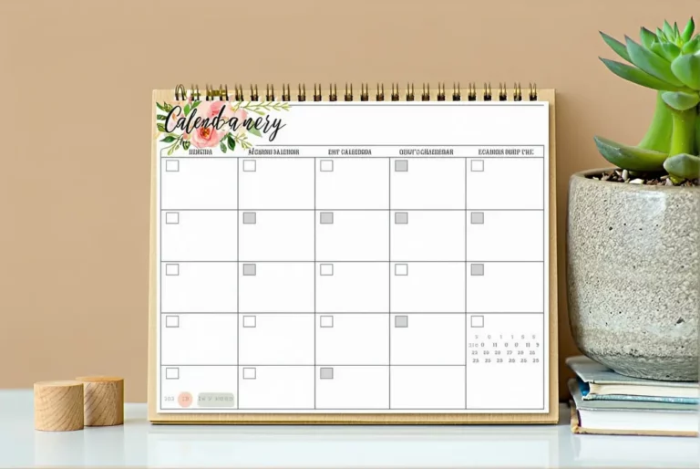 Créer un calendrier mensuel à imprimer