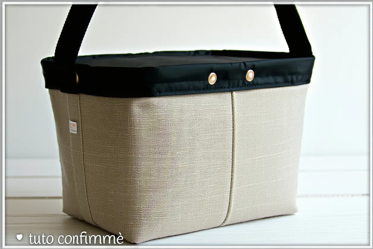Créer un panier en tissu rigide pour les pique-niques : tuto couture confirmé