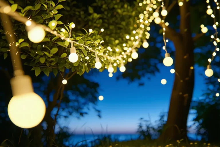 Créer une ambiance estivale avec des guirlandes lumineuses