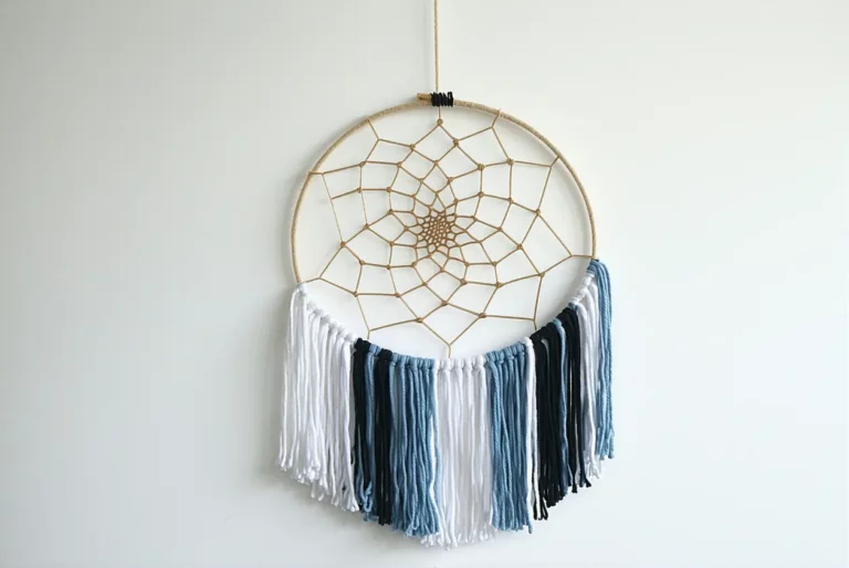 DIY : attrape-rêves avec cercle et laine
