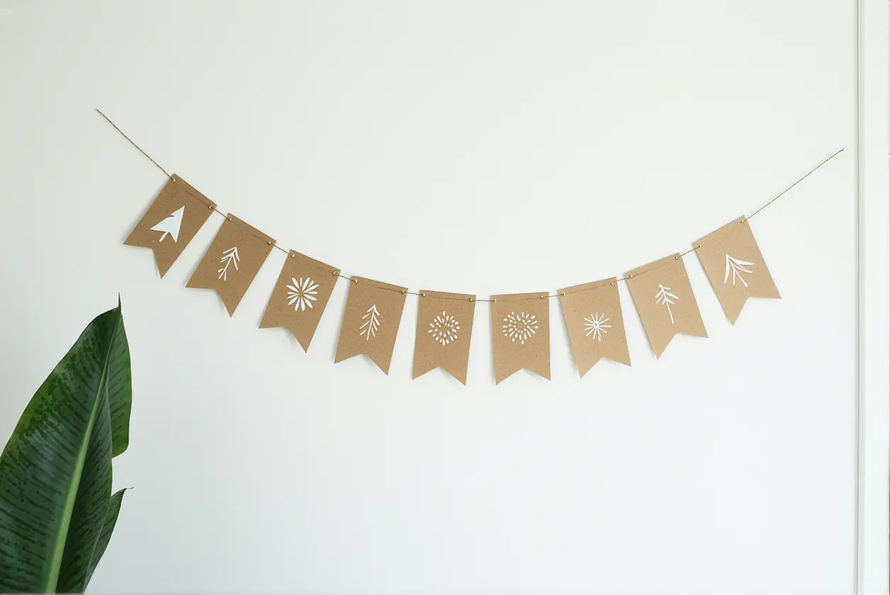 DIY : bannière décorative en papier