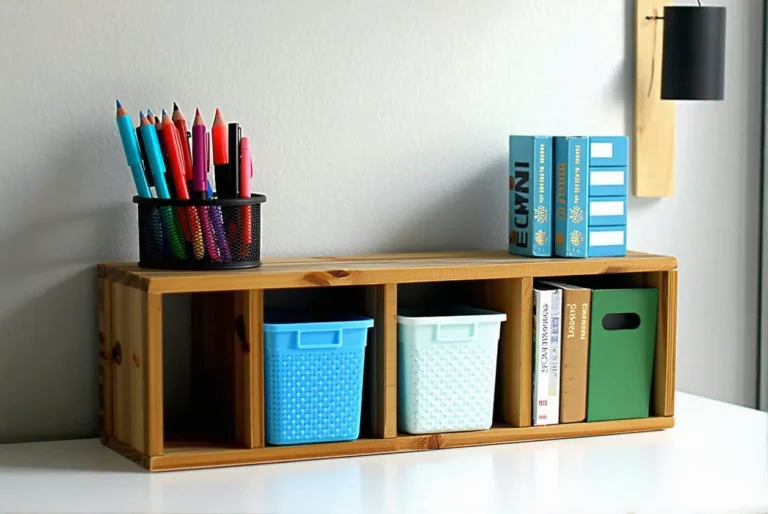 DIY : organiser son bureau avec boîtes recyclées