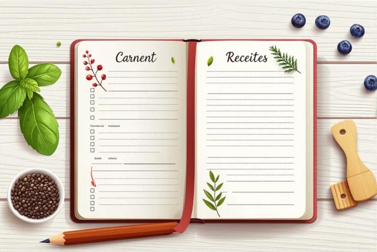 Fabriquer un carnet de recettes maison