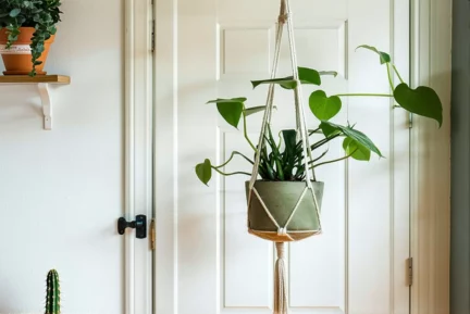 Fabriquer un porte-plante suspendu original avec notre tuto