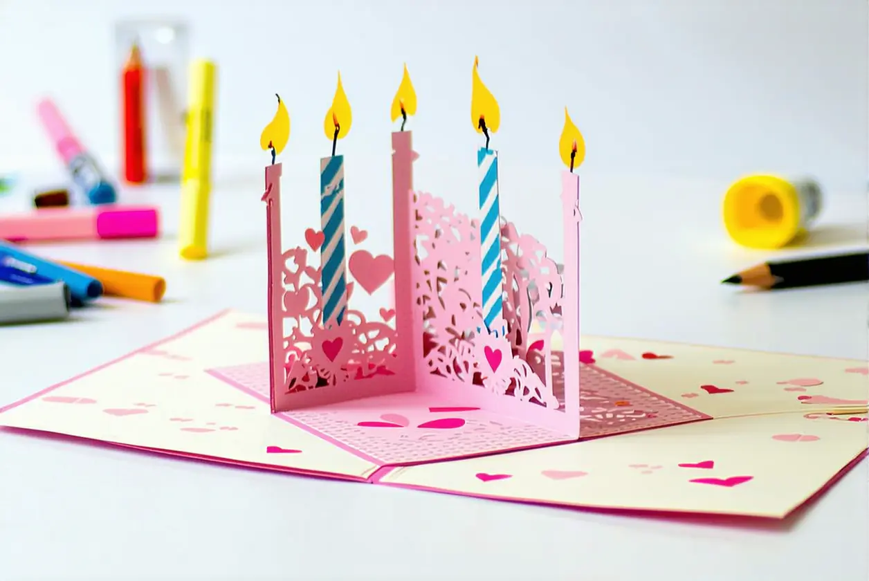 Fabriquer une carte pop-up d’anniversaire