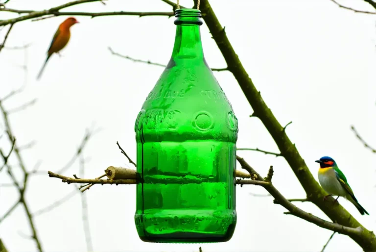 Fabriquer une mangeoire à oiseaux avec une bouteille