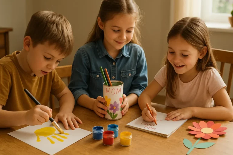 Le DIY émotion : 5 créations à faire avec les enfants pour toucher le cœur des mamans