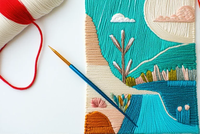 Initiation au punch needle pour débutants