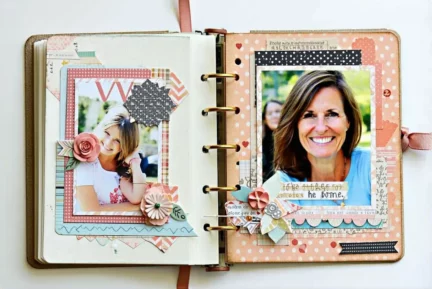 Réaliser des carnets personnalisés avec des techniques de scrapbooking
