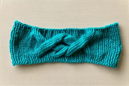 Réaliser un bandeau torsadé au tricot avec ce tuto facile