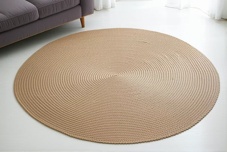 Réaliser un tapis en corde et crochet XXL