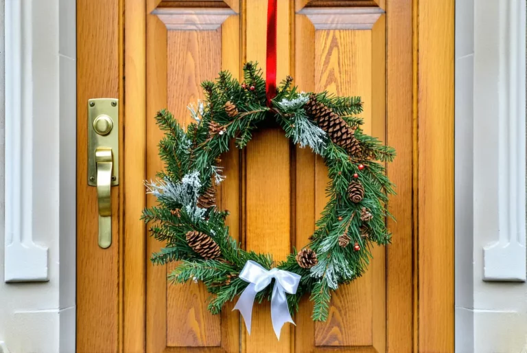 Réaliser une couronne de porte saisonnière