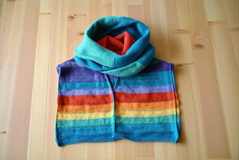 Tricoter une écharpe pour enfant, tuto DIY pour débutante