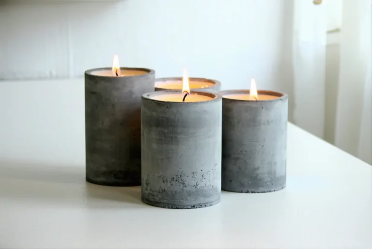 DIY photophore béton : l'ambiance industrielle pour vos soirées