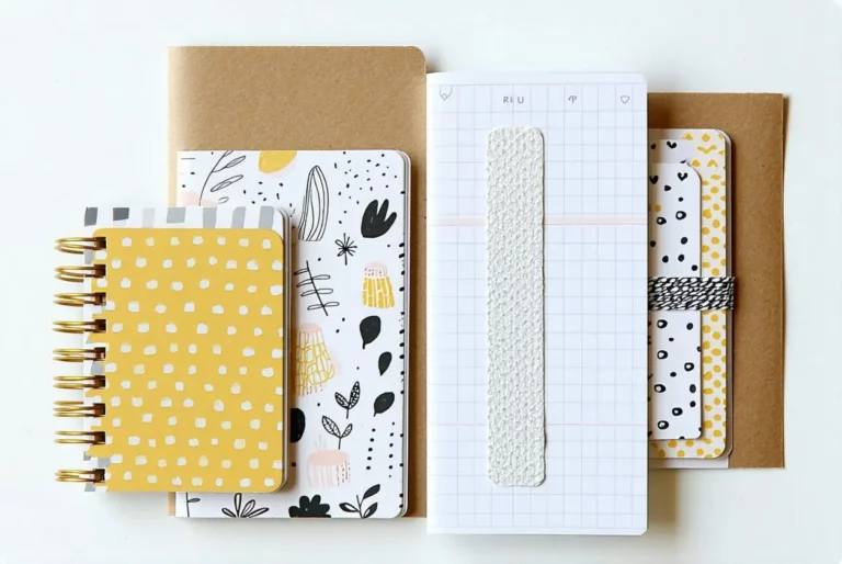 7 idées de carnets DIY faits main à partir de papier recyclé et reliure maison