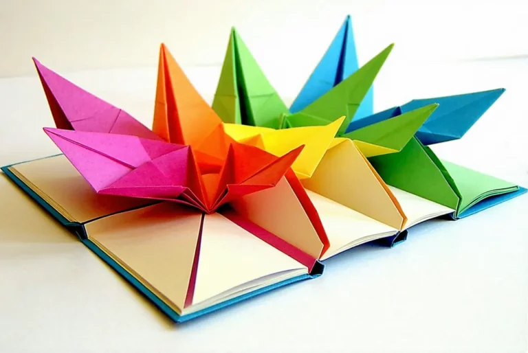 Créez vos propres marque-pages en origami coloré