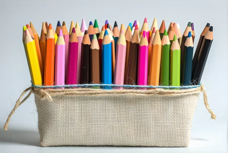 Customisez votre pot à crayons avec des chutes de tissu