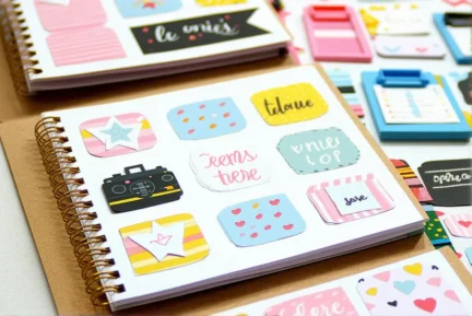 DIY étiquettes personnalisées pour cahiers et fournitures scolaires