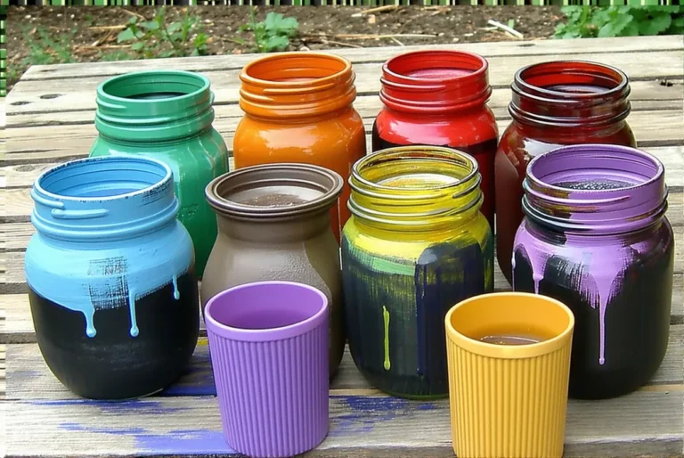 Fabriquer des photophores avec des pots de confiture recyclés et de la peinture