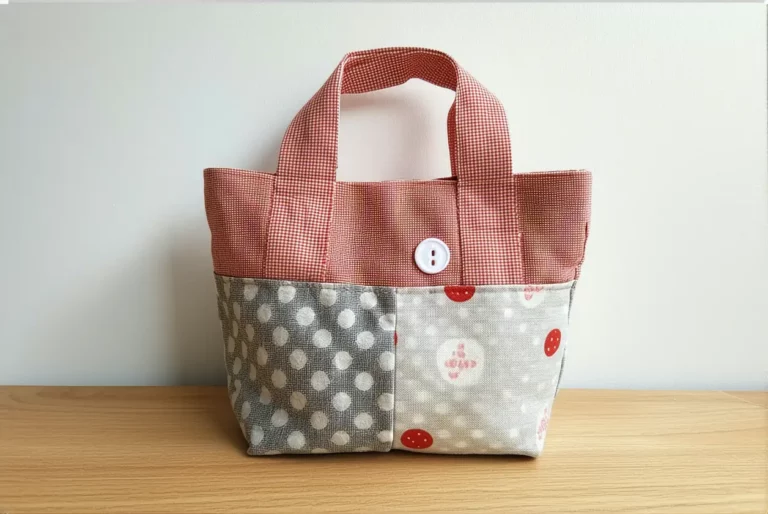 Fabriquer un sac à goûter lavable en tissu recyclé (tuto couture débutant)