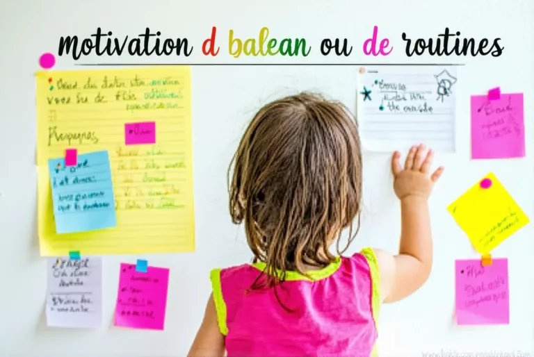 Fabriquer un tableau de motivation ou de routines avec vos enfants