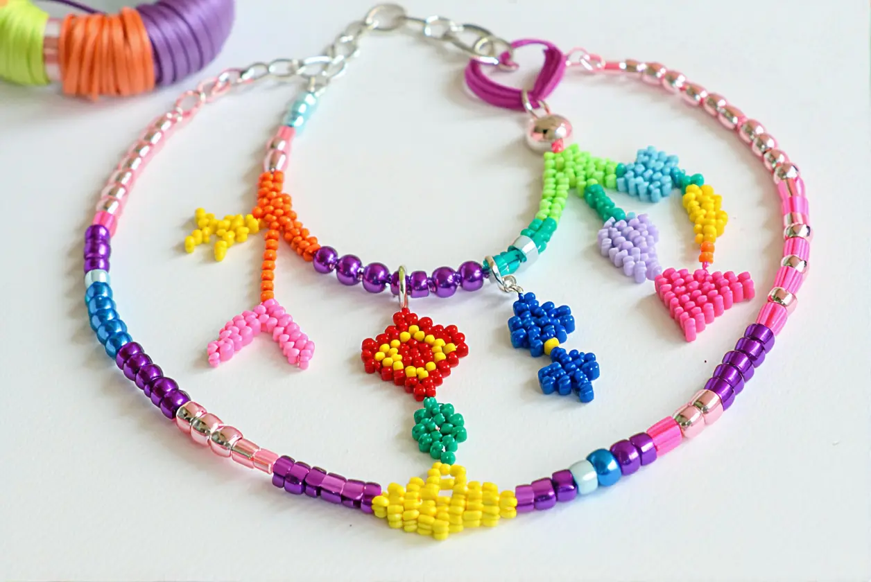 Porte-clés en perles : un atelier facile pour enfants