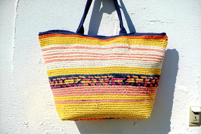 Upcycling facile : un sac de plage cousu main