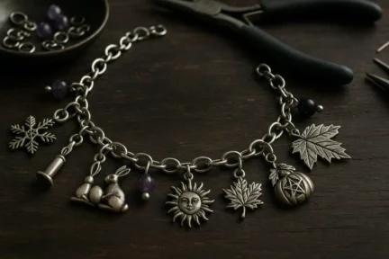 Tuto pour créer un bracelet à breloques de sorcière (charms sabbat)