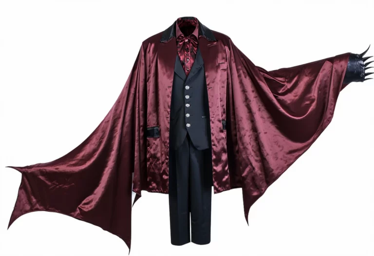 Fabriquer un manteau vampire doublé satin : col montant structuré et parements