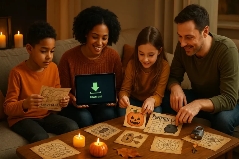 Téléchargez et animez un escape game Halloween à la maison