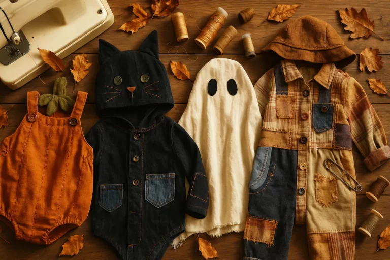 Recyclez et cousez des costumes Halloween coordonnés DIY