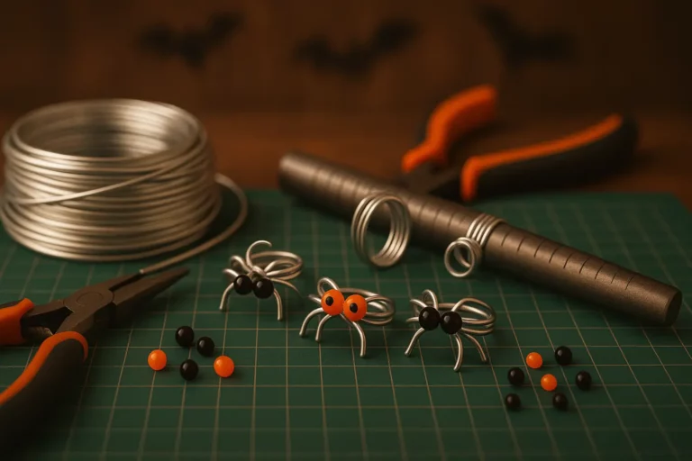Fabriquer des bagues araignée en fil aluminium pour débutants