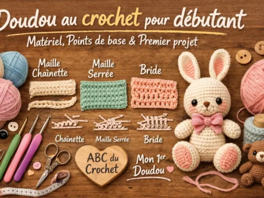 Doudou au crochet pour débutant : matériel, points de base et premier projet
