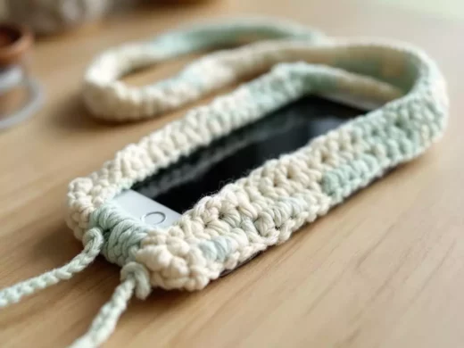 Dragonne téléphone en crochet : le tuto complet
