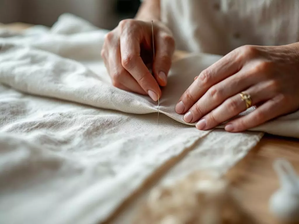 Ourlet invisible à la main : la méthode qui ne se voit vraiment pas — tutoriel DIY Marché des Créateurs