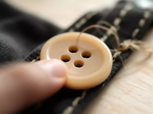 Recoudre un bouton : la méthode simple + le nœud de sécurité expliqué