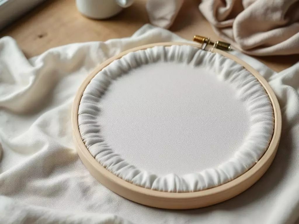 Tambour à broder : comment le monter et tendre le tissu sans faux plis — tutoriel DIY Marché des Créateurs
