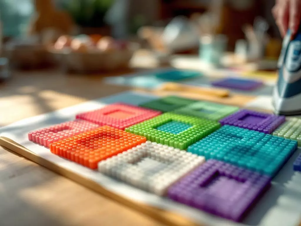 Perles hama : les modèles géométriques et la technique de repassage — tutoriel DIY Marché des Créateurs