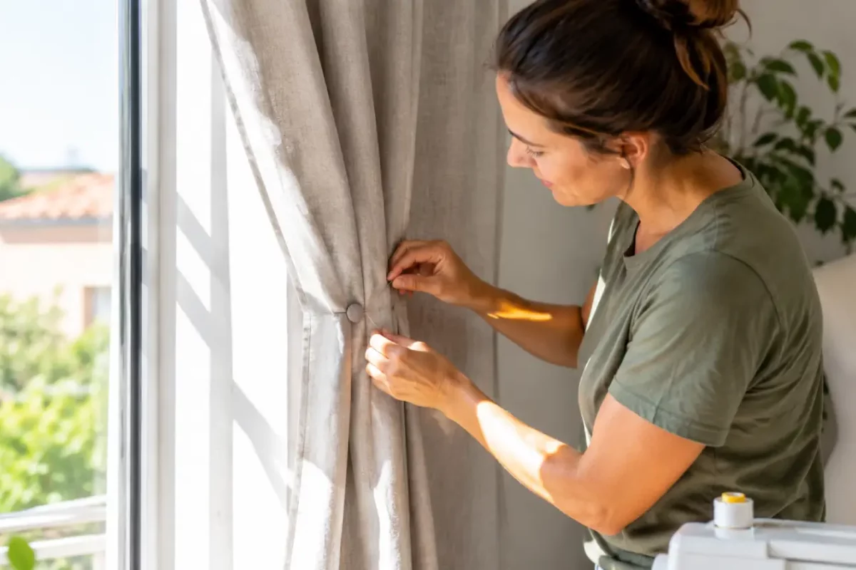 Cette astuce de couture toute simple peut faire gagner plusieurs degrés dans une pièce exposée au soleil